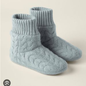 Garnet hill cashmere slippers